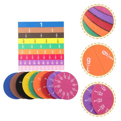 Disques de fractions magnétiques : pack de 2 sets pour la décomposition