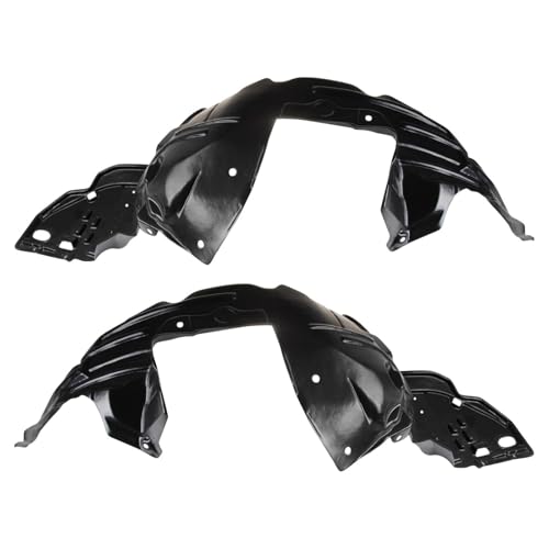 Image of TRQ Front Inner Fender Liner Set Compatible with 2010-2011 Honda Insight HO1248136 HO1249136