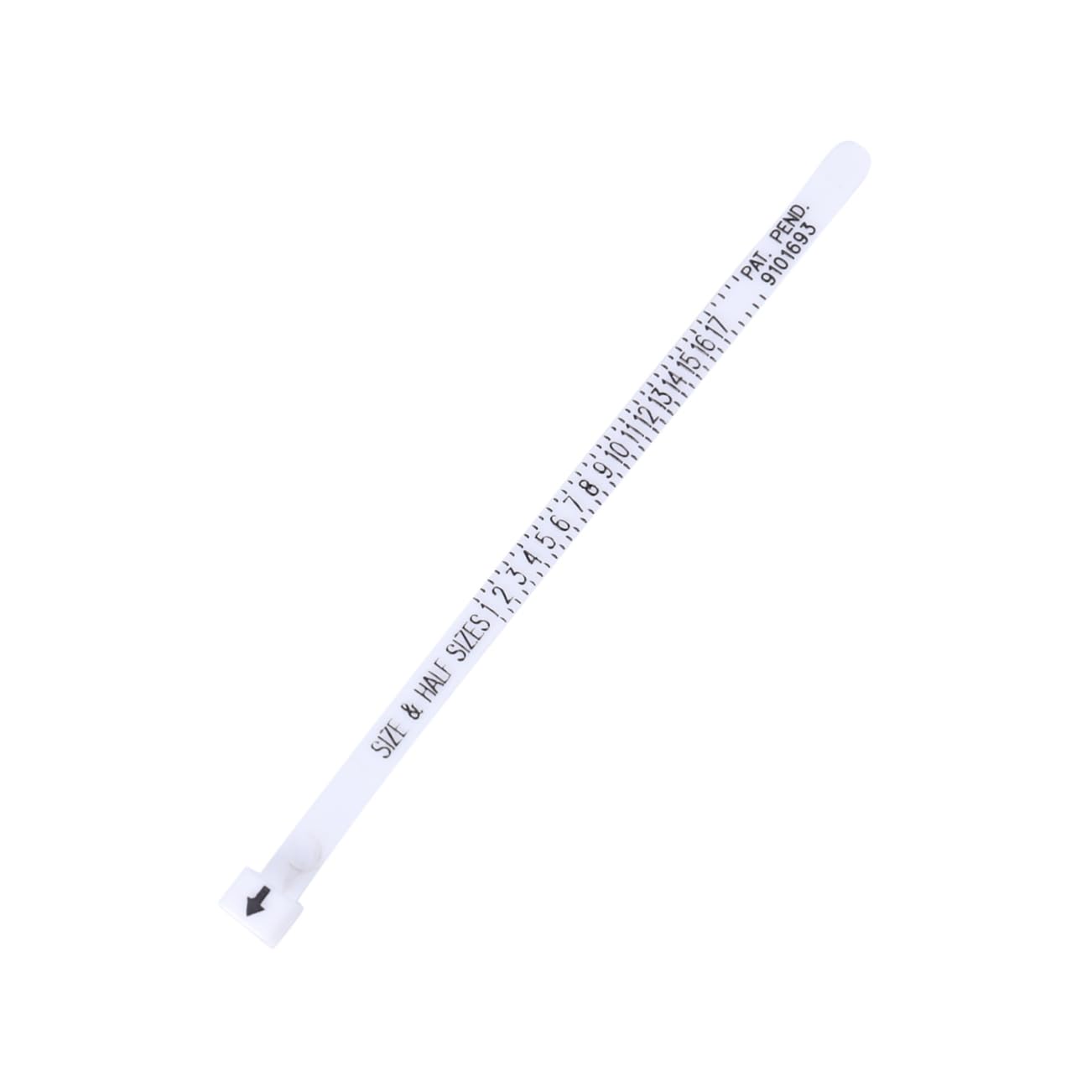 NUOBESTY Rings Measuring Tool Ring Gauge Measurer for Ring White Ring Measurement Tool