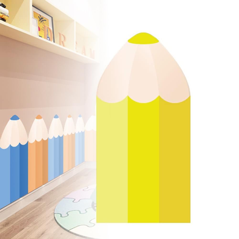 3D Anti-Collision Wall Stickers, 1.8cm Thicken Pencil Shape Kids Anti-Collision Wall Stickers, PU self-Adhesive Wall Padding Tatami, 3D Soft Bag Wall Panels Waterproof Bedside Protective Cushion