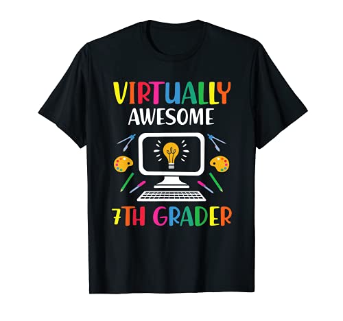 Prácticamente impresionante clase en línea de séptimo grado de vuelta a la escuela Camiseta