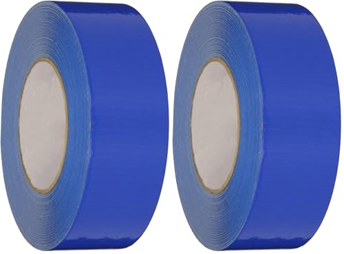 Image of Nashua 398 Polyethylene Coated Cloth Professional Grade Duct Tape, 55m Length x 48mm Width, Blue (Pack of 2)