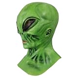 faciales de terror: construcción de látex, visión amplia para los ojos, veinticuatro centímetros, diseño detallado de personajes | para eventos escénicos de mascarada de cosplay Casas