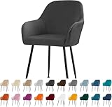 Photo Gallery coprisedia in velluto elasticizzato con schienale curvo e braccioli, set da 4 pezzi, per sgabelli da bar, casa, ufficio, nero ed elegante protezione per mobili Photo Gallery coprisedia in velluto elasticizzato con schienale curvo e braccioli, set da 4 pezzi, per sgabelli da bar, casa, ufficio, nero ed elegante protezione per mobili