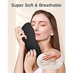 MABAO Sleep Mask for Side Sleeper, Eye Mask for Sleeping Women Men, 3D Contoured Cup No Eye Pressure 100% Light Blocking Sleeping Mask with Adjustable Strap Night Blindfold Flight, Travel, Nap, Black - Image 5