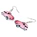 NEWEI Acrylic Novelty Classical Beetle Car Earrings Dangle Drop For Women Fashion Auto Ornamets Jewelry Charm Gift