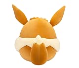 Pokemon Squishmallows – 25 cm Eevee – 10″ inch brown/white stuffed plush toy – official Pokémon toy for children under 2+ years.