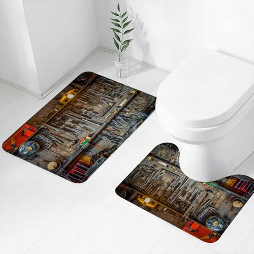🏠CURA FACILE🏠 - Materiale di alta qualità e bordo ben rifinito, il nostro tappeto è pieghevole e lavabile in lavatrice. Dimensioni: (50 x 80 cm) 20 x 31,5 pollici + (50 x 40 cm) 19,7 x 15,7 pollici , Nessun danneggiamento della gomma, nessun disallineamento, nessuno scolorimento e nessuna deformazione. Metti il tappeto in lavatrice e lavalo a freddo con un detersivo delicato, quindi asciuga in asciugatrice con un programma delicato di breve durata.