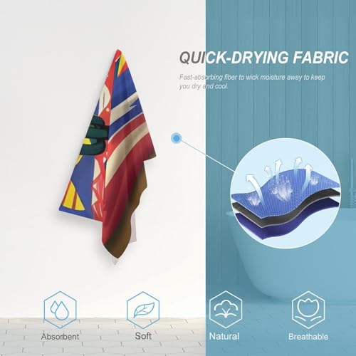 Serviette de camping Arizona séchage rapide et légère - 5