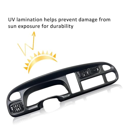 image for KARPAL Dashboard Dash Cluster Bezel w/Vents Compatible With 1998-2002 