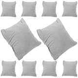 RUNROTOO Cuscini Espositore per Orologi e Braccialetti in Peluche Quadrati 10 Pezzi Funzione Antigraffio per Cassetti e Comodini