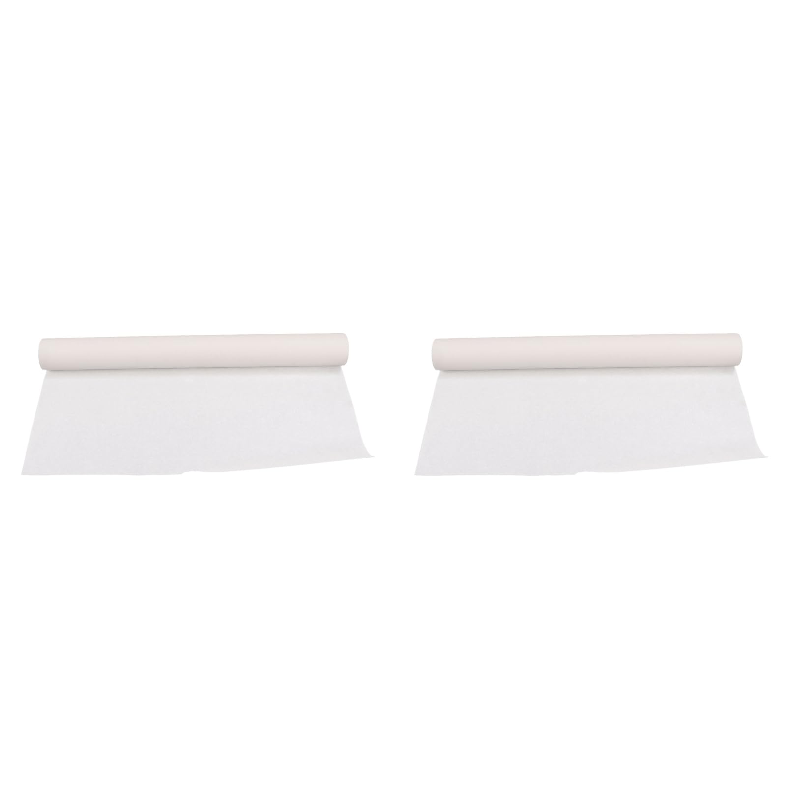 Rollo de 2 Rollos de Papel de Calco, Papel de Calco de 18 Pulgadas y 44 Cm de Ancho, Papel de Calco para Bocetos de Alta Transparencia, Papel de Patrón de Absorción de Tinta Blanca
