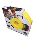 WOD Toys Colored Bumper Plates Mini - Add On Bumper Plates for The Barbell Mini - Safe, Durable Fitness Toys for Kids (Yellow)