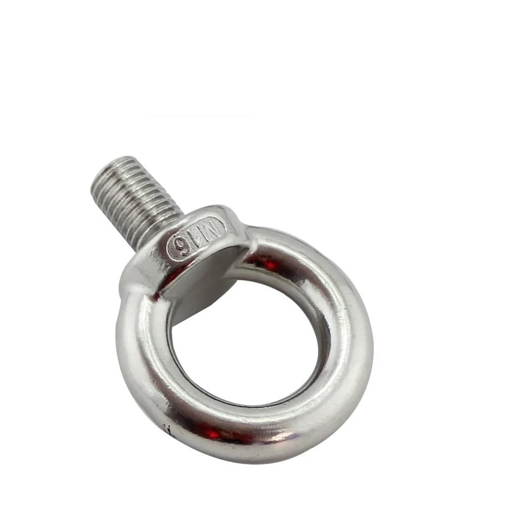 Anneau De Levage Lot de 5 boulons à œil anneau levage en acier inoxydable 304 M5 M6 M8 M10 M12, filetage robuste(M12)