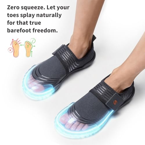 Image of LIZRHA Water Shoes for Men and Women Quick Dry Aqua Swim Barefoot Shoes for Outdoor Fishing Beach Pool Boat Surfing Walking Water Park and Yoqa Activities