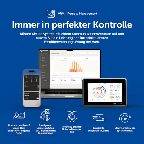 Victron Energy SmartSolar MPPT Laderegler - Solar Laderegler (Bluetooth) - 100V 30 Amp 12/24-Volt