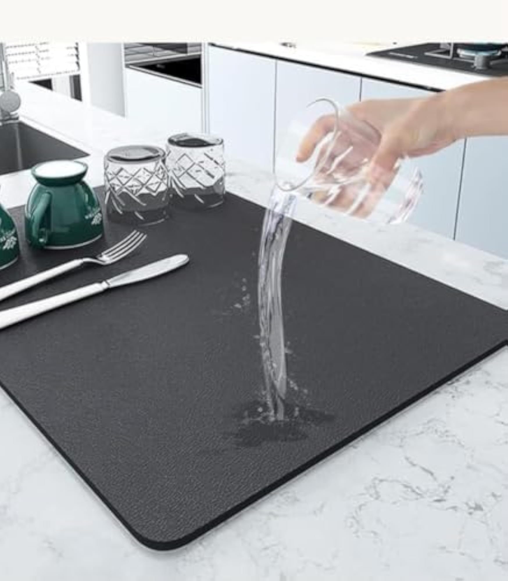 Dish Drying Mat for Kitchen Counter