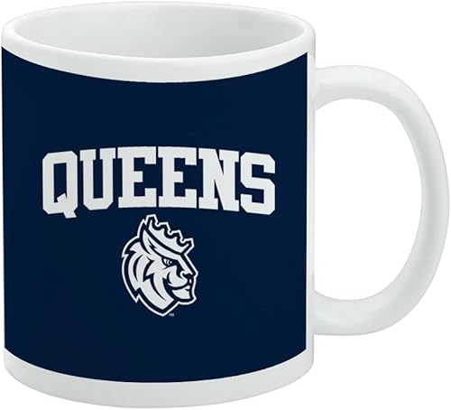 Vista 219 de Taza de cerámica con el logotipo principal de la Universidad de St. John, taza de regalo novedosa para café, té y bebidas calientes, 11oz, blanca