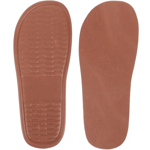 HOMSFOU Suelas de Espuma Eva para Zapatillas de Andar por Casa, Resistentes al Desgaste y Cómodas, Diseño Práctico y Tamaño de 26 Cm para Bricolaje