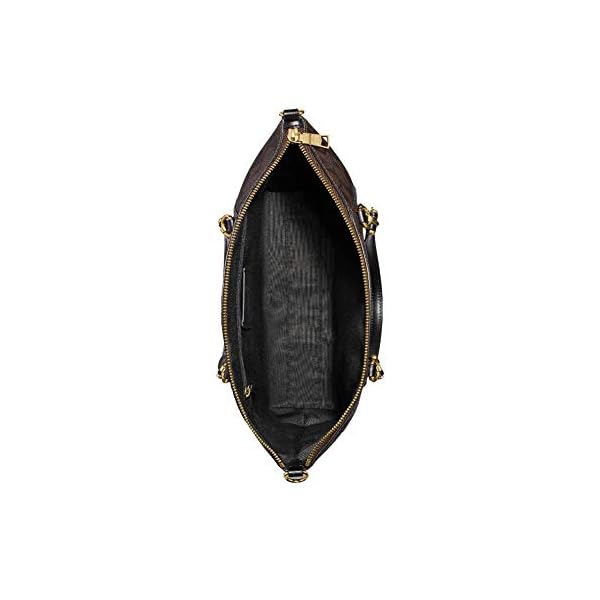 Coach-Womens-Prairie-Satchel-Crossbody Coach Womens Prairie Satchel Bag (Brown Black)