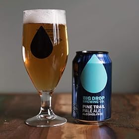 Big Drop Pine Trail Pale Ale - Naturally Brewed Alcohol Free Pale Ale with a Citrusy Bite - Vegetarian & Gluten Free (12 x 330ml Cans) – Big Drop