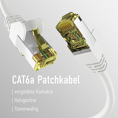 EFB-Elektronik, CAT. 6a network cable up to 10 Gbit, 2 m LAN cable Ethernet cable patch cable with jack/kink protection - Image 3