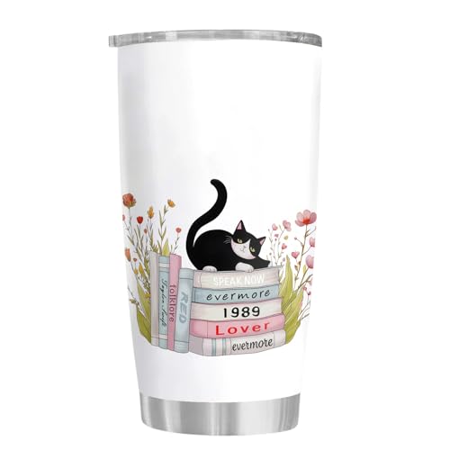 VOYANTE Music Lovers Gifts Singer Tumbler with Lid and Straw Stainless Steel Travel Mug Double Wall Coffee Cup for Hot Drinks Singer Merchandise Gift for Music Lovers Home Office Picnic or Car