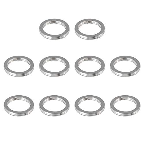 Joint d'échappement moto 30mm ID F FIERCE CYCLE en métal pour tube de liaison - 10 pièces