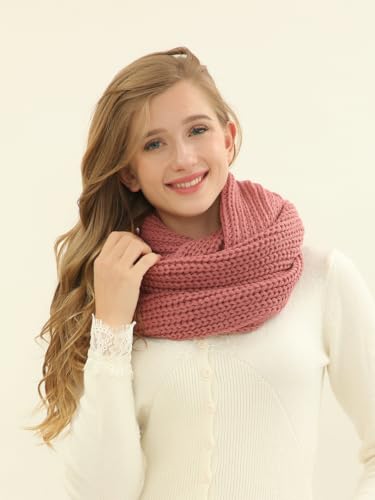 Neck Warmer Gaiter for Women Knitted Winter Scarf Thick Fashion Cashmere Scarf Cold Weather Face Ski Mask Scarf 20243
