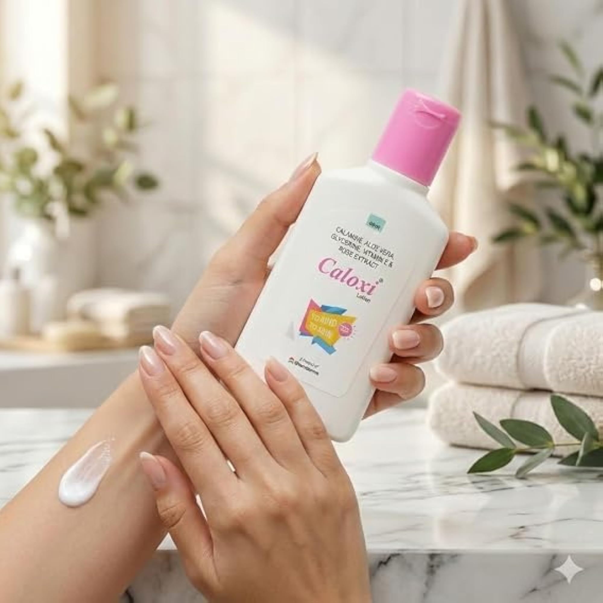 Gentle Lotion with Vitamin E & Rose Extract, Hydrating Moisturizer