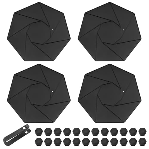 4pcs Urmecch Wheel Center Hub Cap For Tesla Cybertruck 2023 2024 2025 Only Fo...