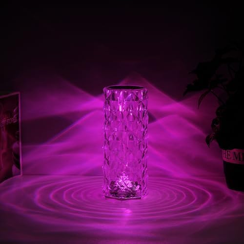 Miniatura 8 de GLOBE Lámpara táctil portátil de cristal recargable integrada LED con control remoto incluido y cable USB