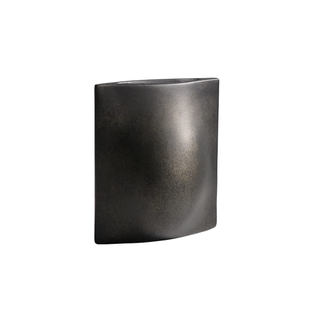 Proste nowoczesne kreatywne płaskie ceramiczne dekoracji wazon model salon ganek pulpit suchy kwiat układ Umeblowanie (Size : 22cm)