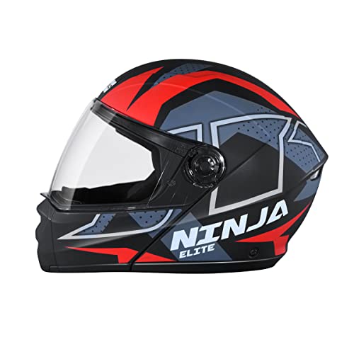Image of STUDDS Ninja Elite Super D6 FLIP-UP Full FACE Helmet N2 MATT Black-XL
