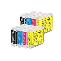 Amazon.co.jp: LC10-4PK 4色セット×2 計8本 LC10BK LC10C LC10M LC10Y