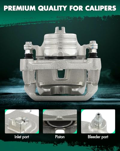 Image of SCITOO Front Left Brake Caliper With Bracket 19B2880 For Nissan For Murano 2003-2007 2009-2011