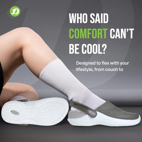 Image of DOCTOR EXTRA SOFT Men's Classic Casual Sports Clogs /Sandals with Adjustable Back Strap for Adult | Comfortable & LightWeight| Stylish & Anti-Skid|Waterproof & Everyday Use Mules for Gents & Boys D-513