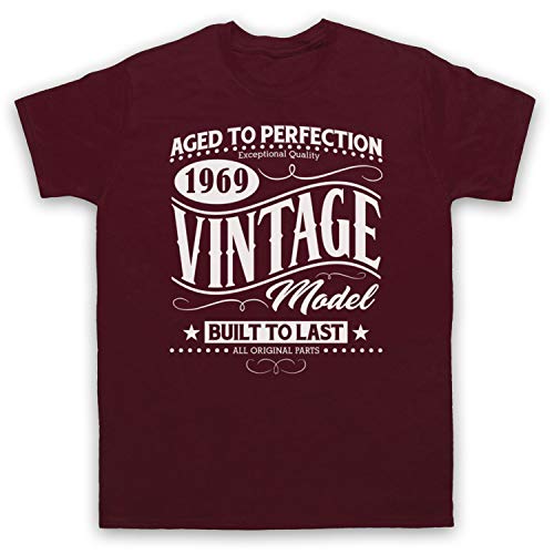 T-Shirt des Hommes Born in 1969 Idéal pour un Look Rétro Décontracté