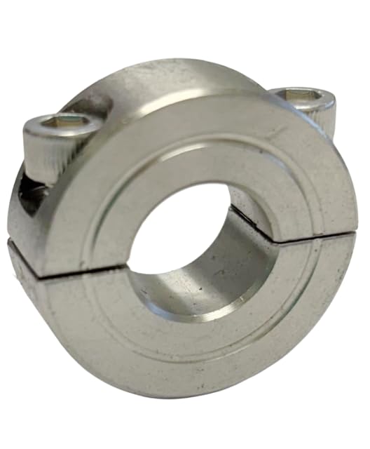 SUMMIT BRAND 5/8'' ID Double Split Shaft Collar Stainless Steel Lock Collar Clamp Set Screw 4PCS(5/8'', 4)