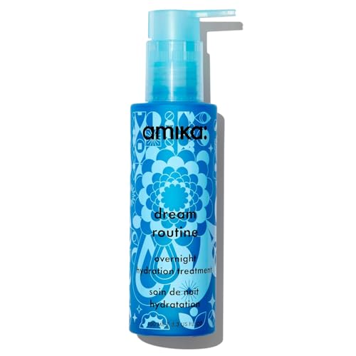 amika Dream Routine Overnight Hydrating Mask 100 ml | Haarmaske Feuchtigkeit & Anti-Frizz | Leave-In Haarkur mit Hyaluronsäure & Sanddorn für sehr trockenes Haar & Locken | Vegan