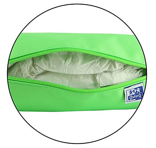 Oxford, Kangoo Kids Large Round School Pencil Case, 22 cm, Green - Image 4