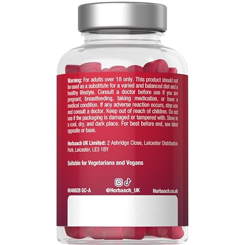 Multivitamin Gummies for Adults | 120 Count | Strawberry Flavoured | 14 Key A-Z Nutrients | with Vitamin A, B12, C, D, and Zinc | Vegan | By Horbaach - Image 5