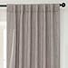 HPD Half Price Drapes - Faux Linen Curtains for Living Room (1 Panel) - 50W X 108L - Textured Room Darkening Curtains for Bedroom 108 Inches Long - Drapes for Home Decor, Mink