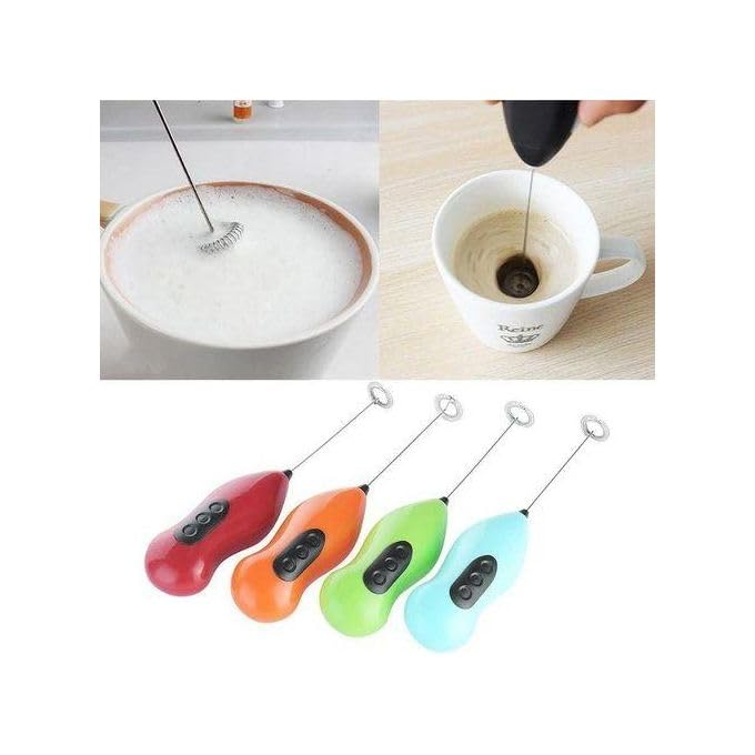 Image of Bonsenkitchen Electric Milk Frother,Handheld Whisk Beater Foam Maker for Mocktails Coffee Latte Matcha Foamer Cappuccino Lemonade (Multi New)