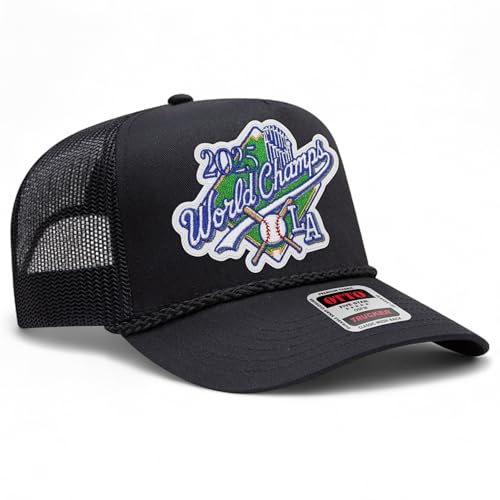Gorra Trucker Negra con malla y cierre ajustable miniatura 1