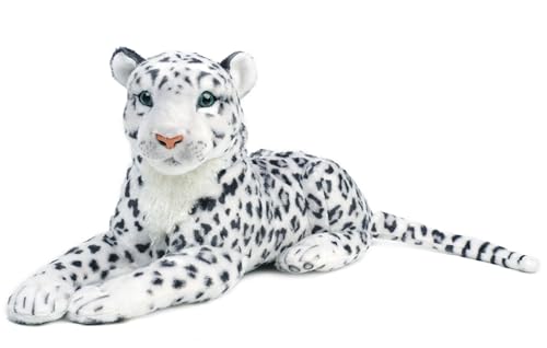 Image of TigerHart Sinovia The Snow Leopard - Squeeze Me! - 17 Inch Stuffed Animal Plush