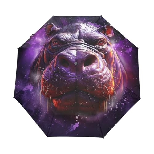 Parapluie pliable automatique compact fini les mains mouillées enfant