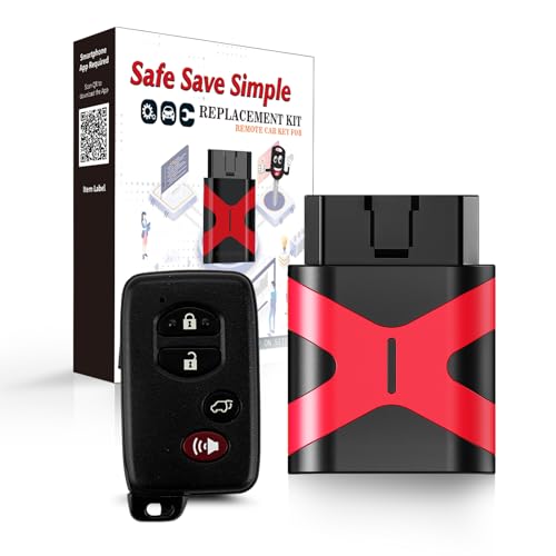 Programmable Keyfob, Replacement Car Keys Fob and DIY Programmer Kit for 2008-2012 Rav4 2008-2014 Highlander 2007-2010 Camry/Corolla Smart Remote HYQ14AAB 281451-0140 (4 Button SUV) by AUTO KEY MAX - Used condition - US$94.33