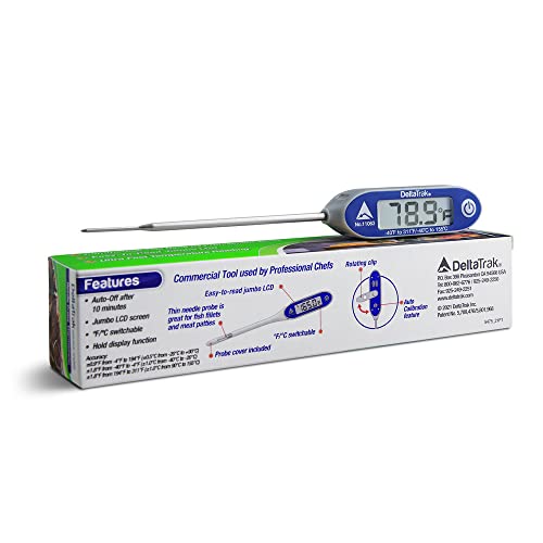 DeltaTrakessentials 11063 FlashCheck Jumbo Display Auto-Cal Needle Probe Thermometer by DeltaTrak - Image 5