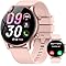 vamout Reloj Inteligente Mujer, 1.39" Display Smartwatch con Llamadas, Smart Watch Monitor de Sueño/SpO2, Podómetro, 120+ Modos Deportivos, IP68 Impermeable Reloj Deportivo para Android iOS, Rose